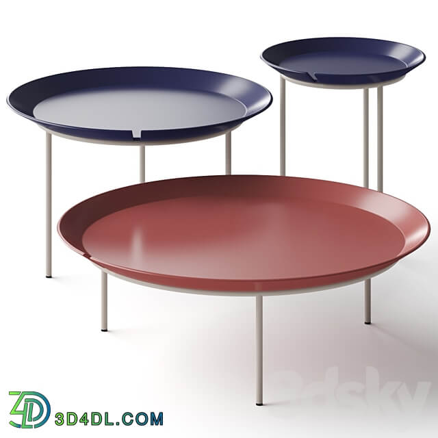 Gervasoni Brise Coffee Tables 3D Models