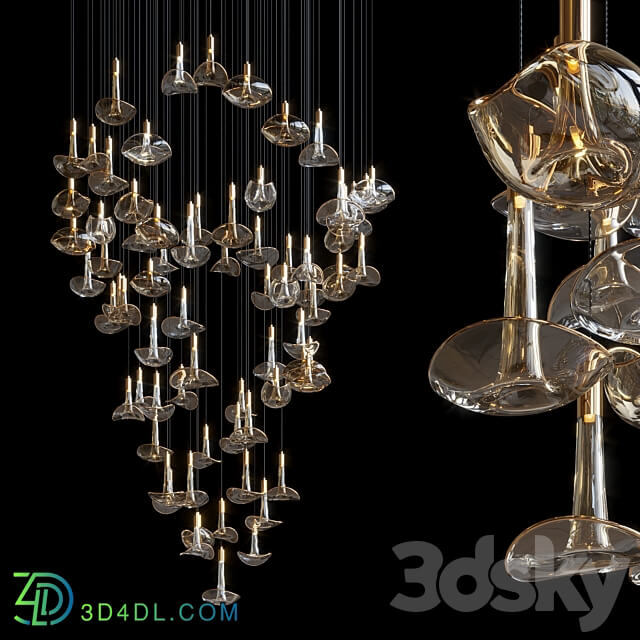 Light composition Vargov Design LC0184 Pendant light 3D Models