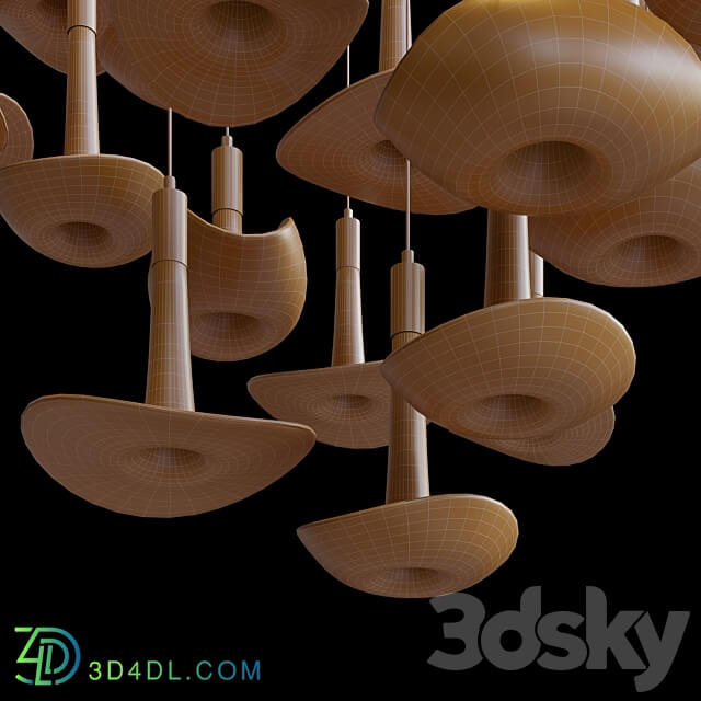 Light composition Vargov Design LC0184 Pendant light 3D Models