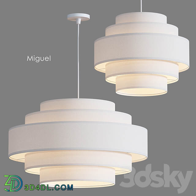 Miguel Pendant lamp Ellos Home Pendant light 3D Models