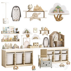 Toys decor and furniture for nursery 1 Miscellaneous 3D Models 