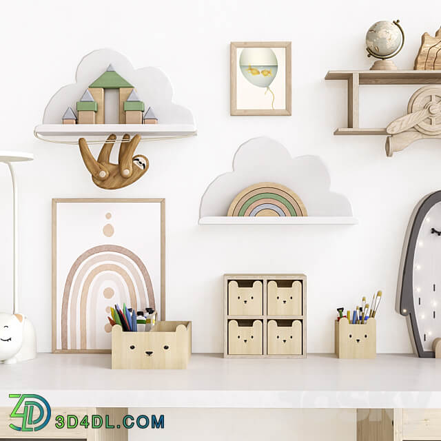 Toys decor and furniture for nursery 1 Miscellaneous 3D Models