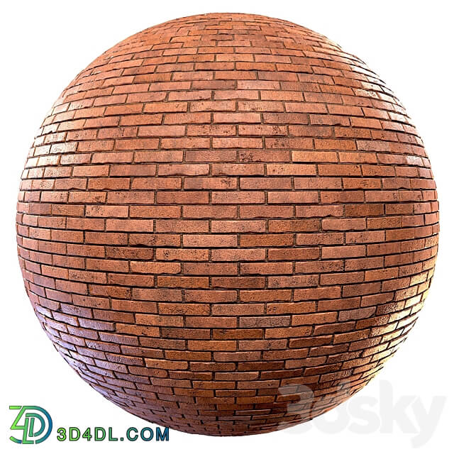 Wall Brick Design 36 2K PBR 3D Models