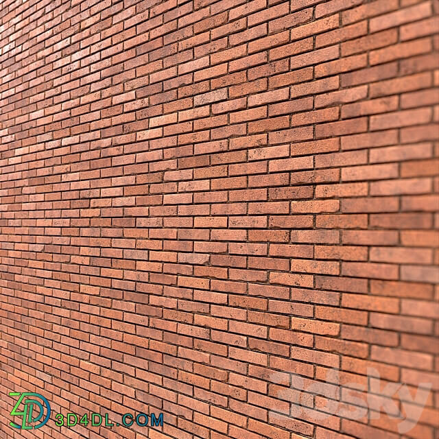 Wall Brick Design 36 2K PBR 3D Models