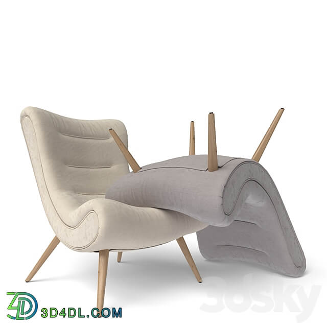 Dolce Vita Armchair 3D Models