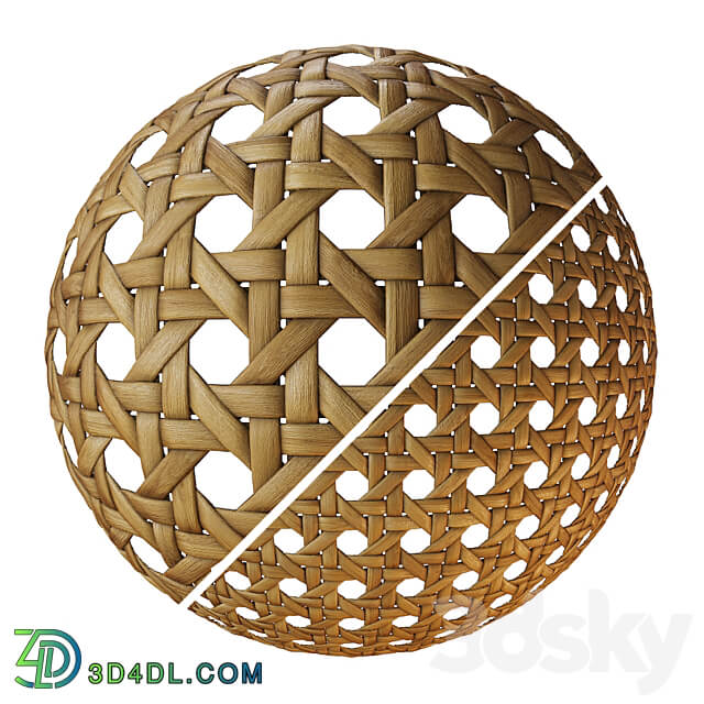 Rattan canvas 3D Models