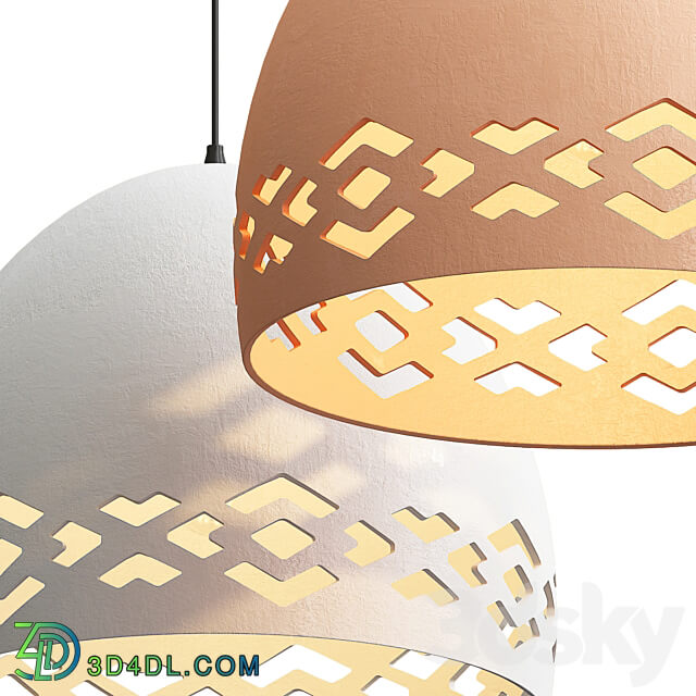 Naaya Lacey Dome Pendant Pendant light 3D Models