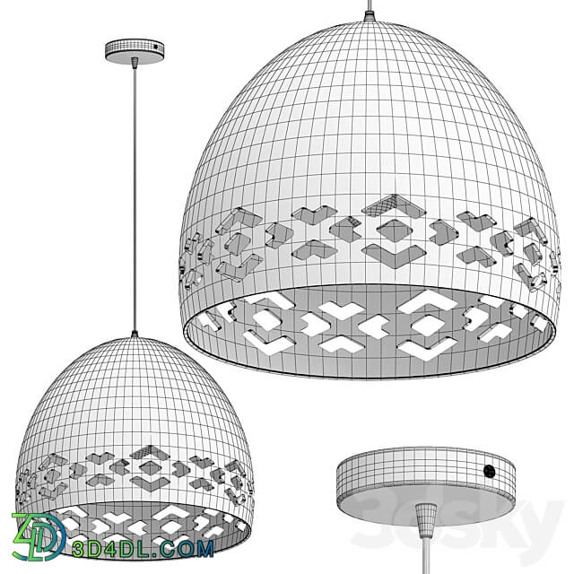 Naaya Lacey Dome Pendant Pendant light 3D Models