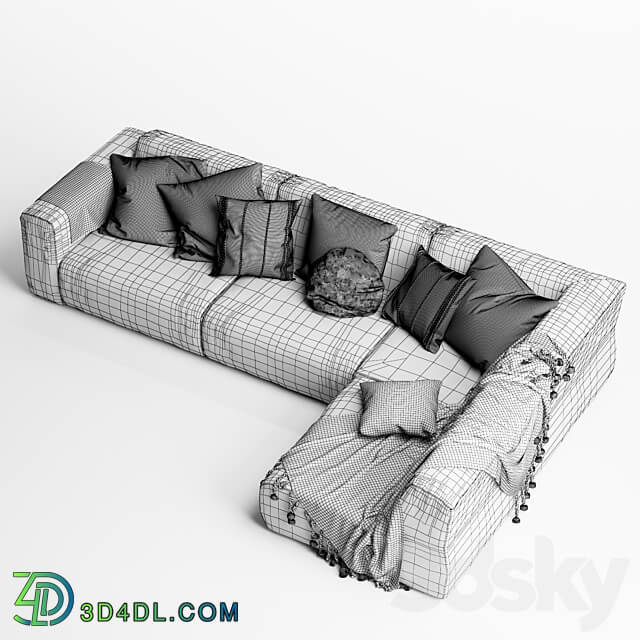 by fonQ Move Corner sofa 3D Models