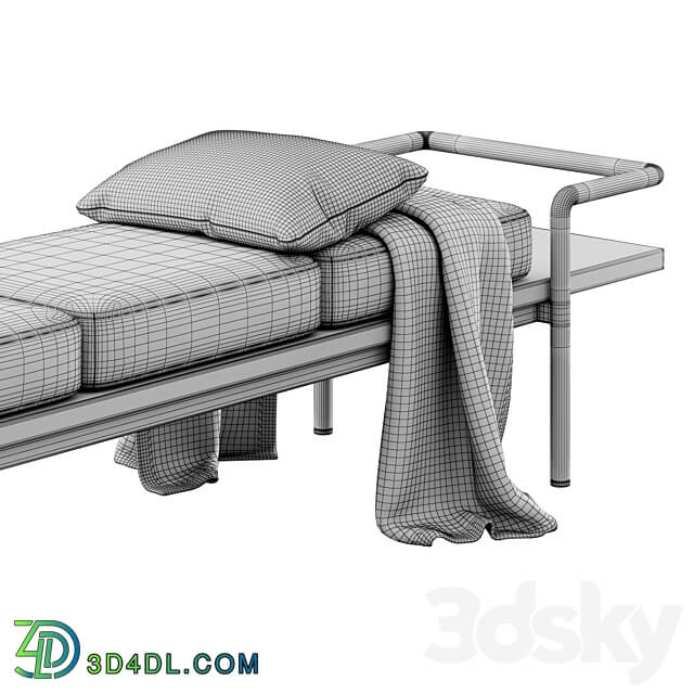 Bench T904 By Poltrona Frau Other 3D Models