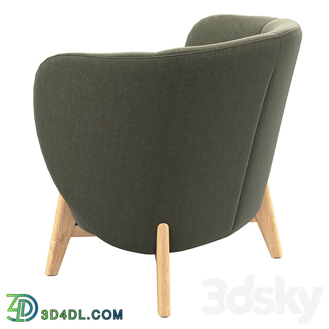 Armchair Lancy La Redoute 3D Models