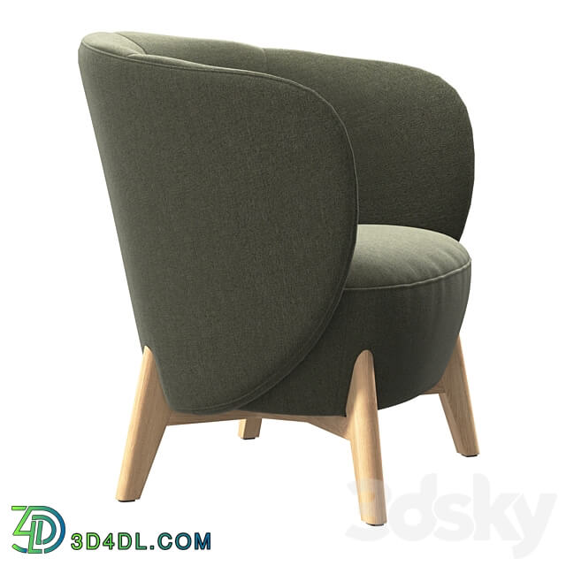 Armchair Lancy La Redoute 3D Models