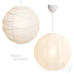 IKEA REGOLIT REGNSKUR Pendant lamp Pendant light 3D Models 