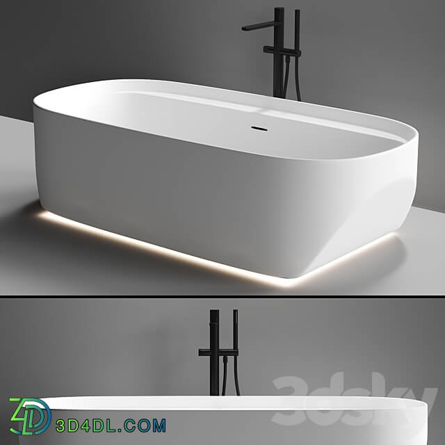 Bathtub SLED by ANTONIO LUPI 3D Models