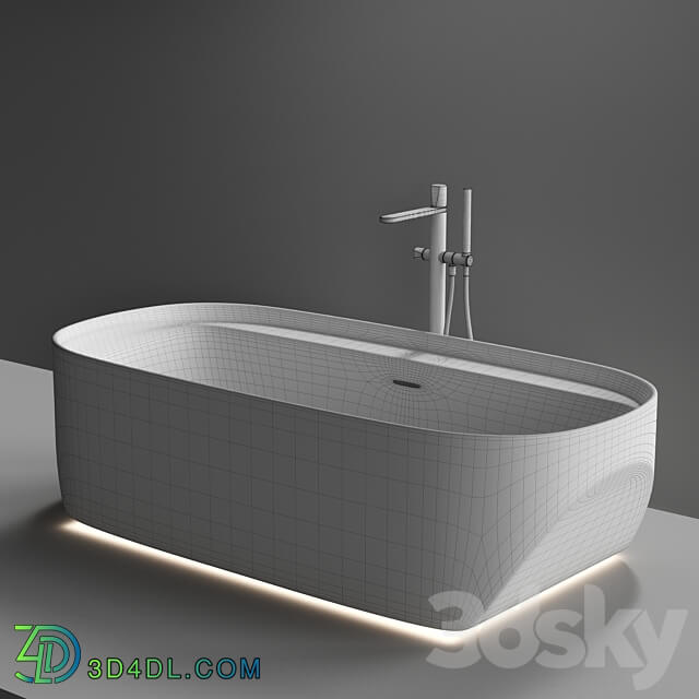 Bathtub SLED by ANTONIO LUPI 3D Models