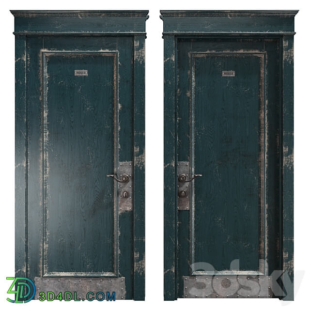 RIDS2.0 Blackblue Loft door 3D Models