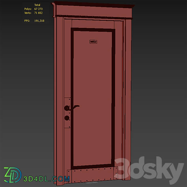 RIDS2.0 Blackblue Loft door 3D Models