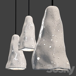 Meteor pendant lamp by Tayga Design Pendant light 3D Models 