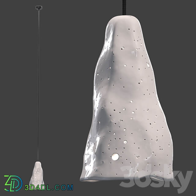 Meteor pendant lamp by Tayga Design Pendant light 3D Models