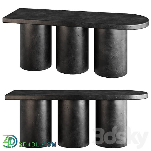 101 Copenhagen Big Foot Bench Coffee table 3D Models