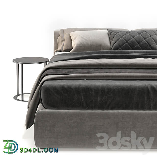 Meridiani Louis Bed Bed 3D Models