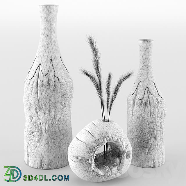 Vases set 05 3D Models