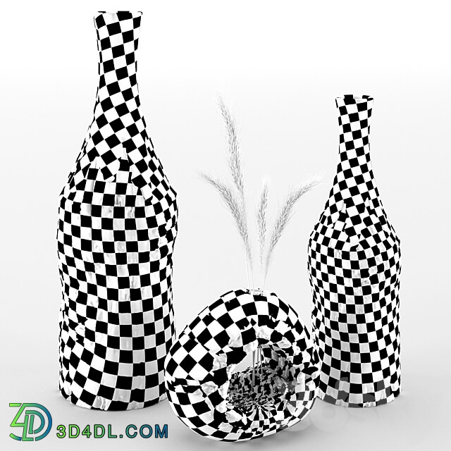 Vases set 05 3D Models