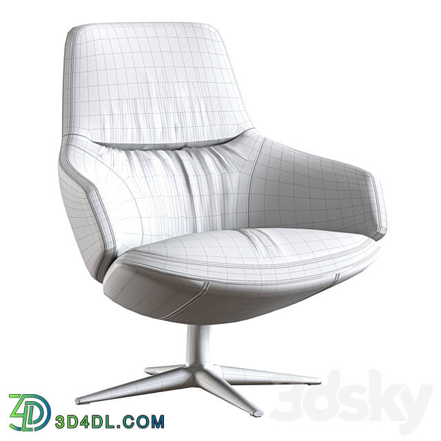 Aston club arm chair 3D Models