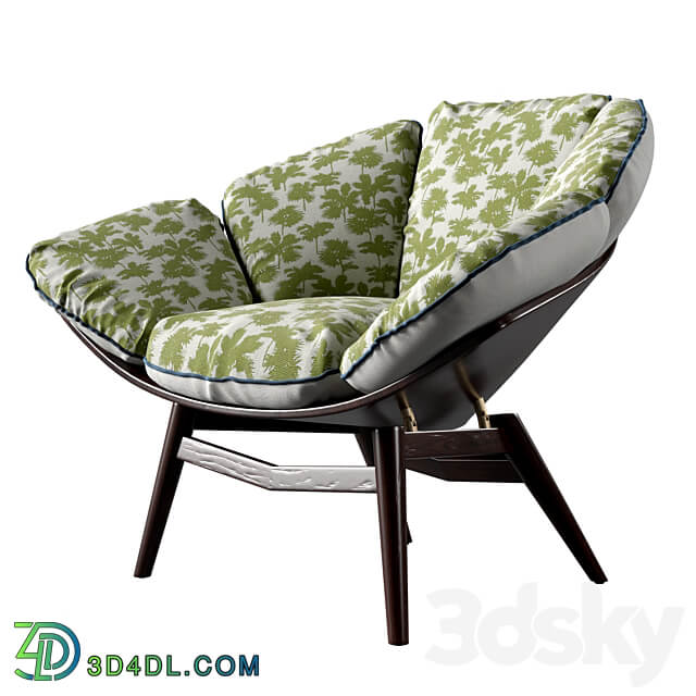 Galimberti Nino Viola armchair 3D Models