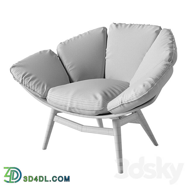 Galimberti Nino Viola armchair 3D Models