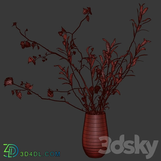 Bouquet of branches 3D Models