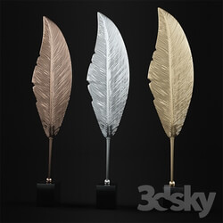 Other decorative objects Paradise Leaf Sculpture 