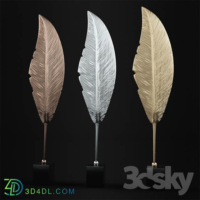 Other decorative objects Paradise Leaf Sculpture