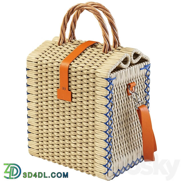 Basket Bag 3D Models