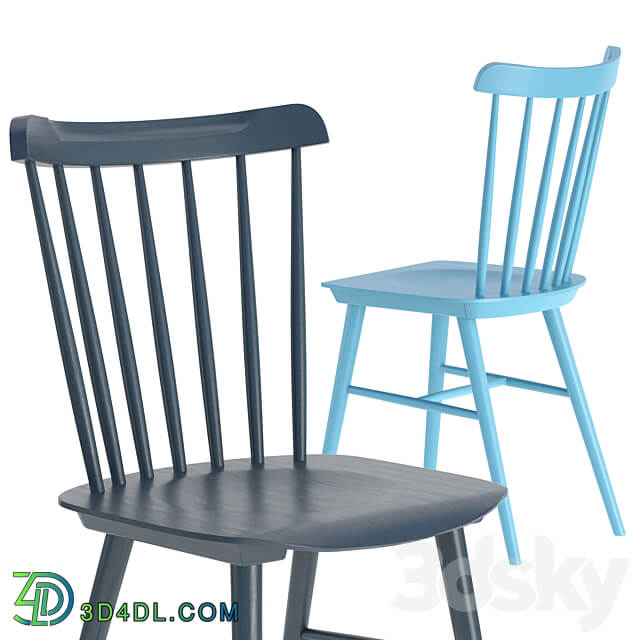 Ironica chair and 18 chair By TON 3D Models