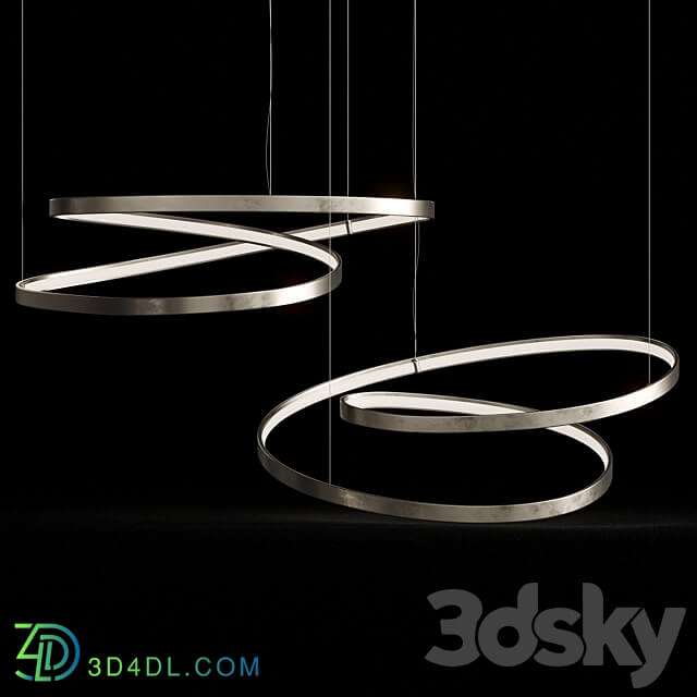 Cattelan Italia Heaven 2022 Ribbon Light Pendant light 3D Models