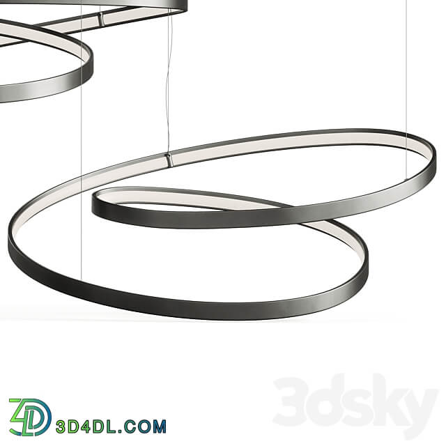 Cattelan Italia Heaven 2022 Ribbon Light Pendant light 3D Models