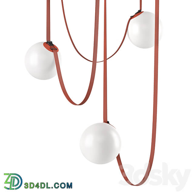 Vibia Plusminus Spheres Pendant light 3D Models