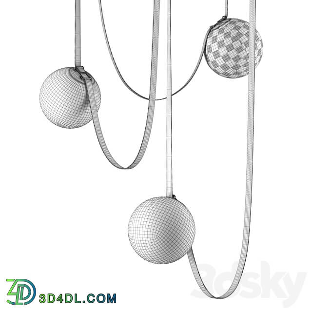 Vibia Plusminus Spheres Pendant light 3D Models