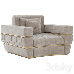 Fertini Casa Luxury Signature Armchair 3D Models 