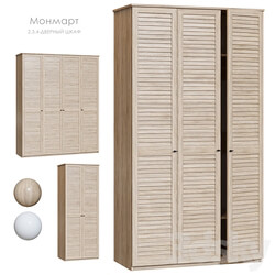 Monmart Wardrobe with hinged doors Wardrobe Display cabinets 3D Models 