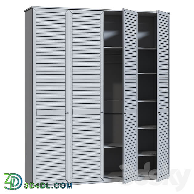 Monmart Wardrobe with hinged doors Wardrobe Display cabinets 3D Models