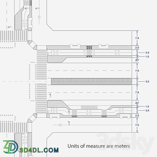 green street 3D Models