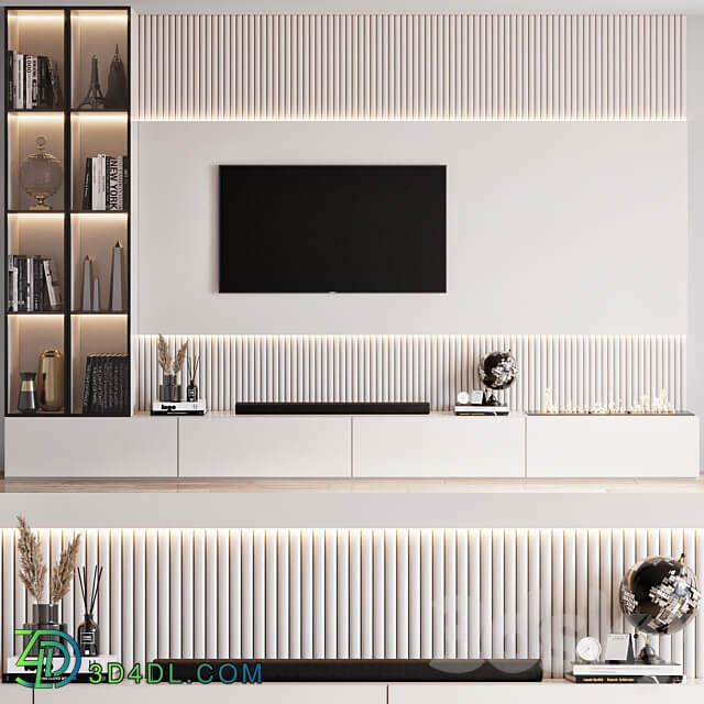 TV Wall 12 3D Models