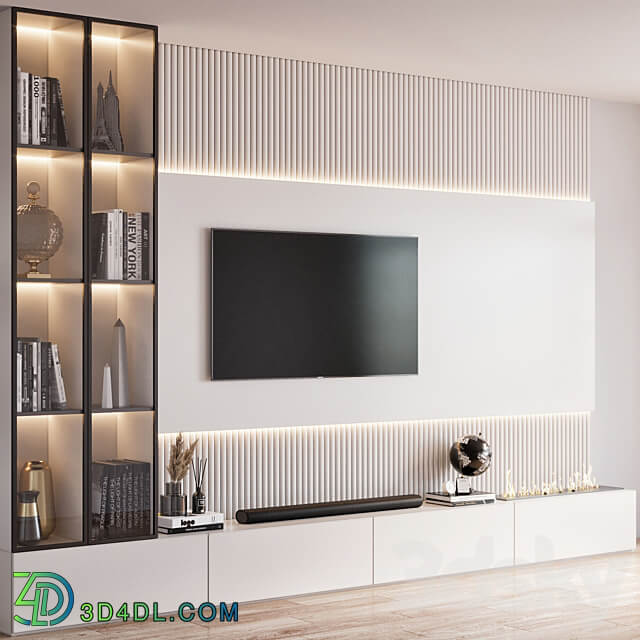 TV Wall 12 3D Models