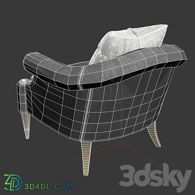 Caracole Lilian Chair 3D Models