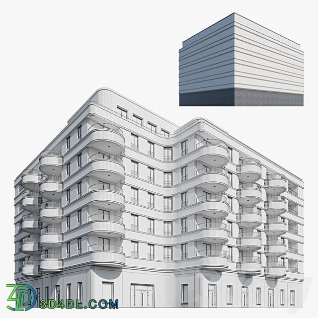 residential building 17 3D Models