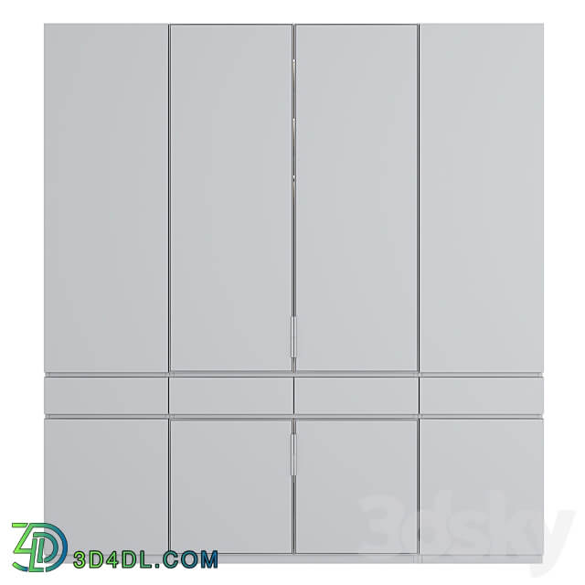 Wardrobe 20 Wardrobe Display cabinets 3D Models