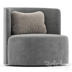 Armchair REYNAUX CURVE 3D Models 