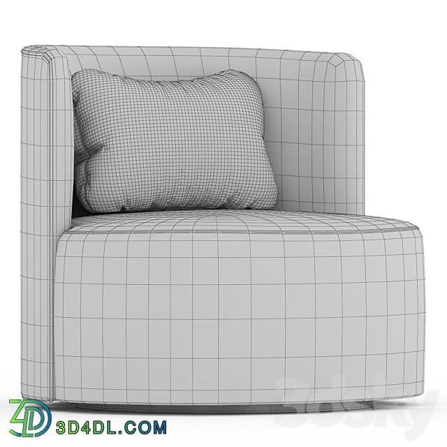 Armchair REYNAUX CURVE 3D Models